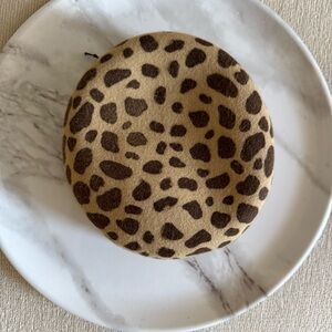 Lele Sadoughi Leopard Pillbox Hat